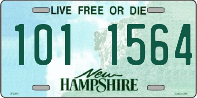 NH license plate 1011564