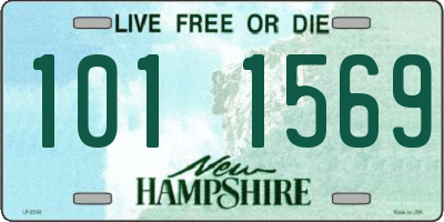 NH license plate 1011569