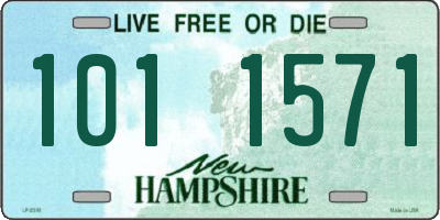 NH license plate 1011571