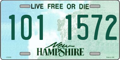 NH license plate 1011572