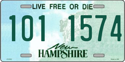 NH license plate 1011574