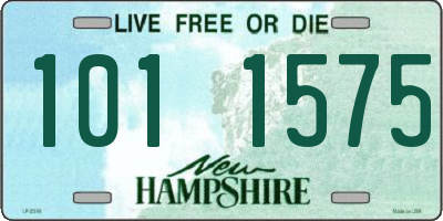 NH license plate 1011575