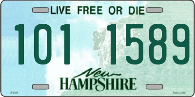 NH license plate 1011589