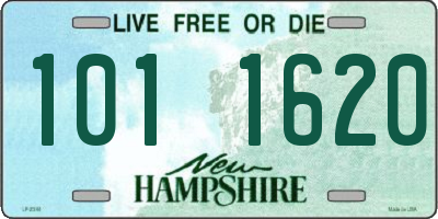 NH license plate 1011620