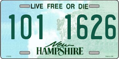 NH license plate 1011626