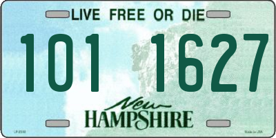 NH license plate 1011627