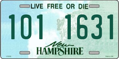 NH license plate 1011631