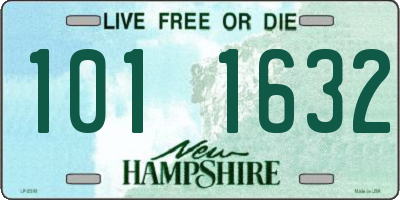 NH license plate 1011632