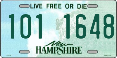 NH license plate 1011648