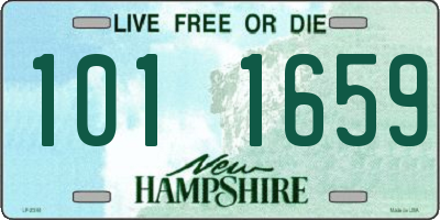 NH license plate 1011659