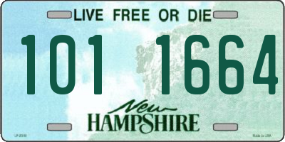 NH license plate 1011664