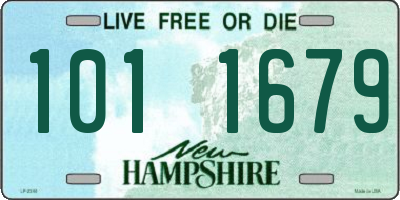 NH license plate 1011679