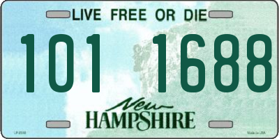 NH license plate 1011688