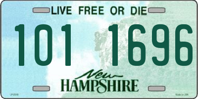 NH license plate 1011696