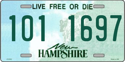 NH license plate 1011697