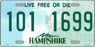 NH license plate 1011699