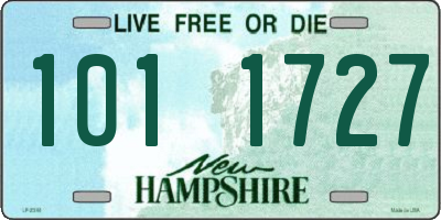 NH license plate 1011727