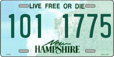 NH license plate 1011775