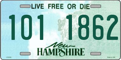 NH license plate 1011862