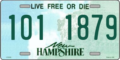 NH license plate 1011879