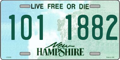 NH license plate 1011882