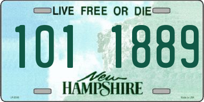 NH license plate 1011889