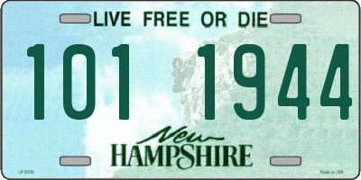 NH license plate 1011944