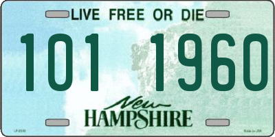 NH license plate 1011960