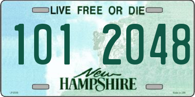 NH license plate 1012048