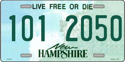 NH license plate 1012050