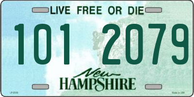 NH license plate 1012079