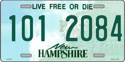 NH license plate 1012084