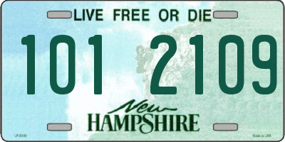 NH license plate 1012109