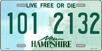 NH license plate 1012132