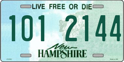 NH license plate 1012144