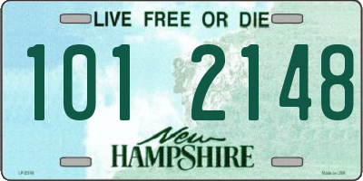 NH license plate 1012148