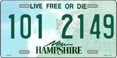 NH license plate 1012149