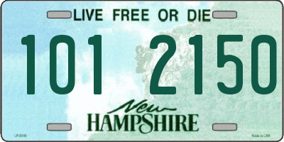 NH license plate 1012150