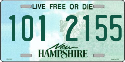 NH license plate 1012155