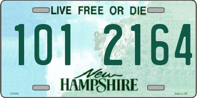 NH license plate 1012164