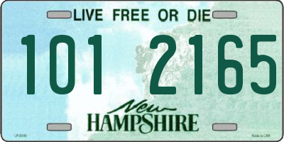 NH license plate 1012165