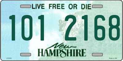 NH license plate 1012168