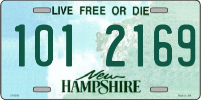 NH license plate 1012169