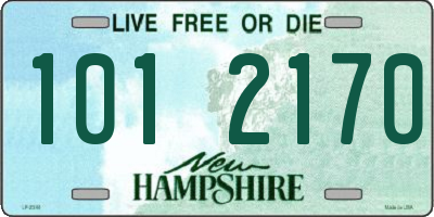 NH license plate 1012170