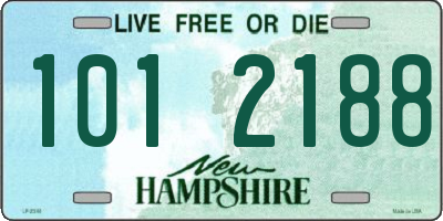 NH license plate 1012188