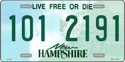 NH license plate 1012191