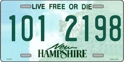 NH license plate 1012198