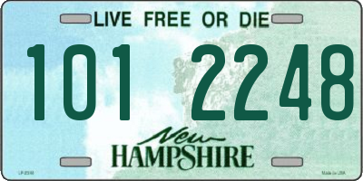 NH license plate 1012248