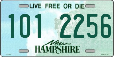 NH license plate 1012256