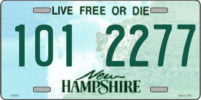 NH license plate 1012277